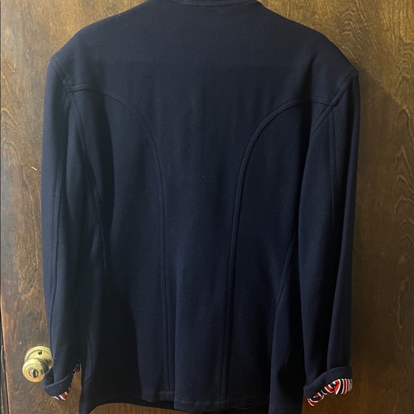 Armani Jeans Dark Blue Utility Jacket with Metallic Accents - Picture 12 of 14